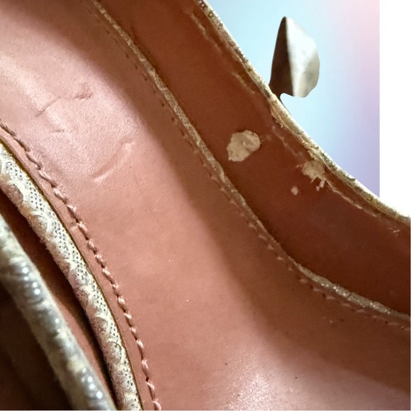 VINCE CAMUTO Elegant Cream Peep-Toe Stilettos • Size 8 • Women - Picture 9 of 14